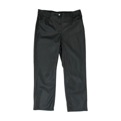 Black Solid Pants