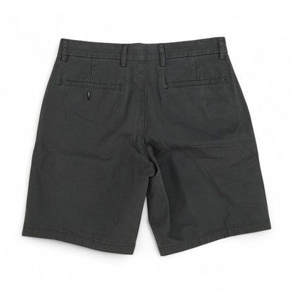 Charcoal Solid Chino Shorts