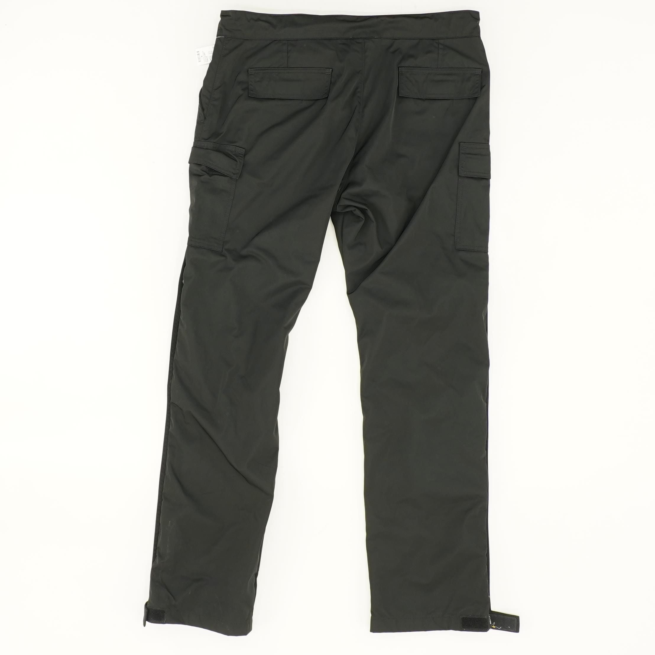 Black Solid Nylon Cargo Snap Pants – Unclaimed Baggage