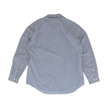 Blue Check Long Sleeve Button Down