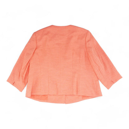 Coral Solid Skirt Suit Skirt