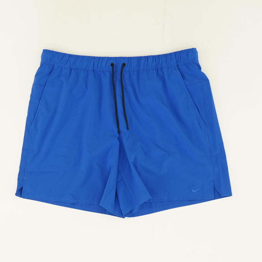 Blue Solid Active Shorts | Unclaimed Baggage