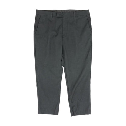 Charcoal Solid Dress Pants