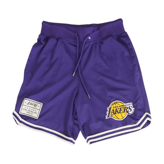 Purple Solid Active Shorts