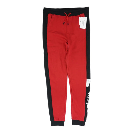 Red Color Block Active Pants