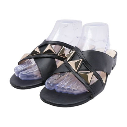 Black Flat Sandals