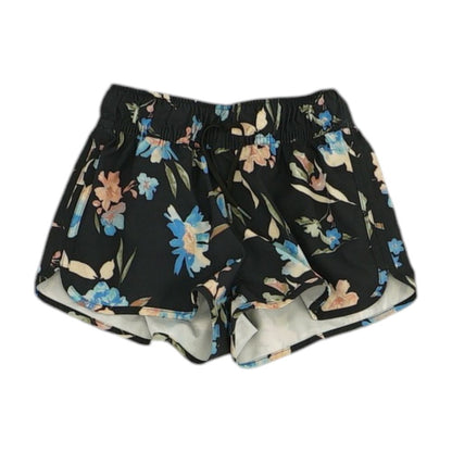 Black Tropical Active Shorts