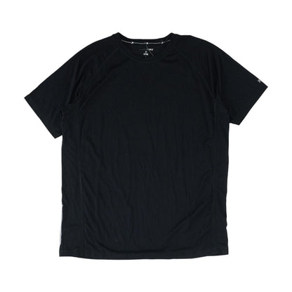 Black Solid Active T-Shirt