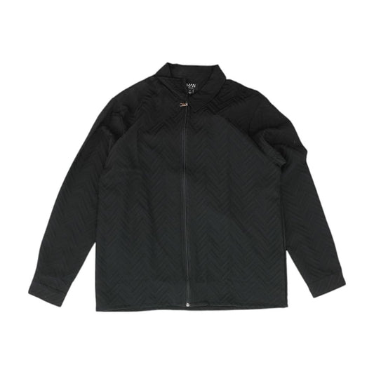 Black Solid Lightweight Jacket