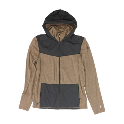 Brown Color Block Lightweight Jacket