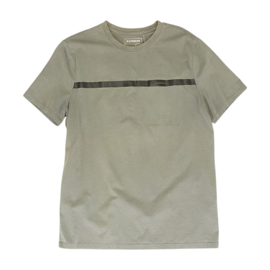 Gray Solid Crewneck T-Shirt