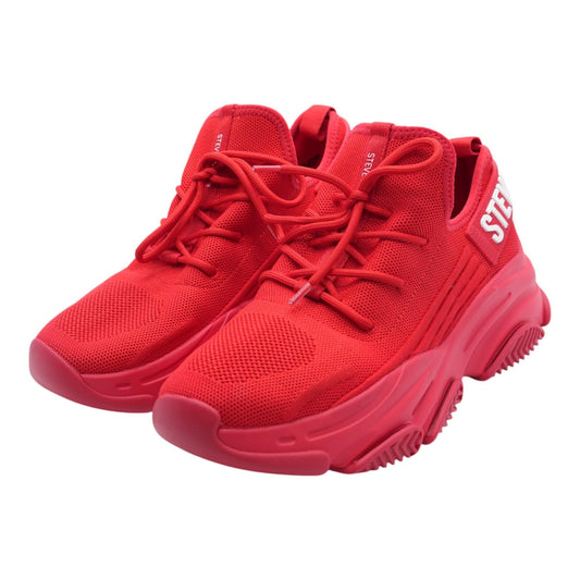 Red Low Top Athletic Shoes