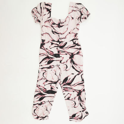 Pink Graphic Jumpsuit