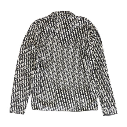 Oblique Jacquard Knit Overshirt