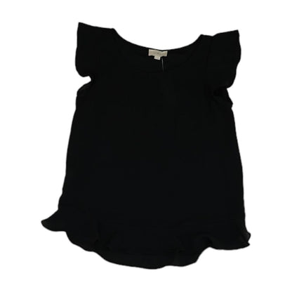 Black Solid Sleeveless Blouse