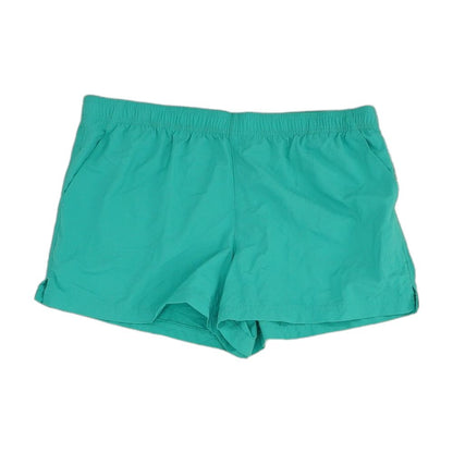 Blue Solid Active Shorts