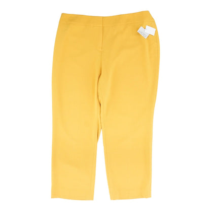 Mustard Solid Dress Pants