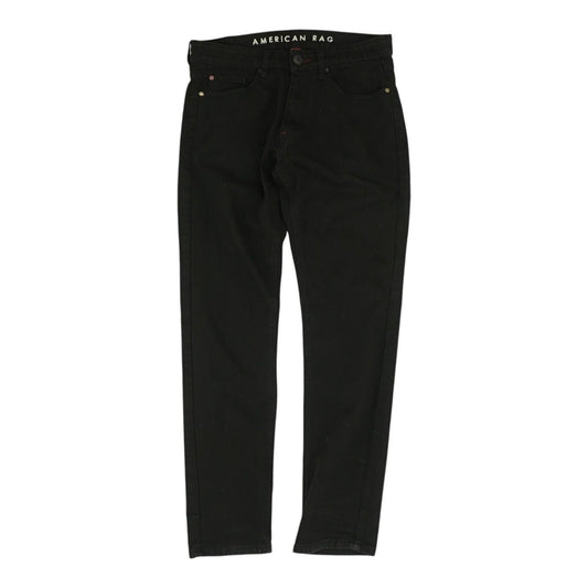 Black Solid Jeans