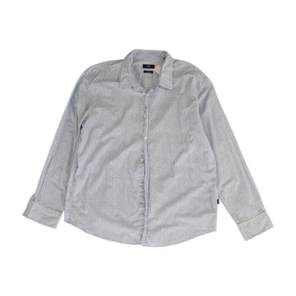 Blue Misc Long Sleeve Button Down