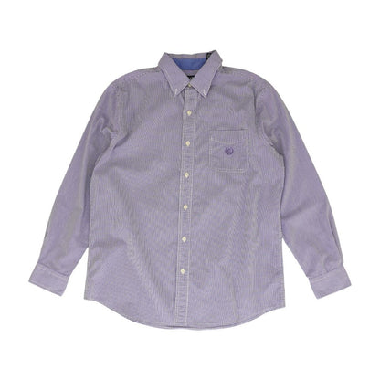 Blue Check Long Sleeve Button Down