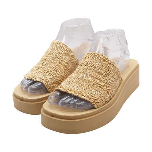 Tan Casual Slide Sandals