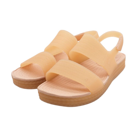 Peach Flat Sandals