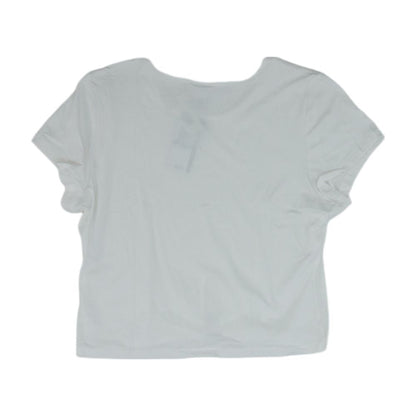 White Solid T-Shirt