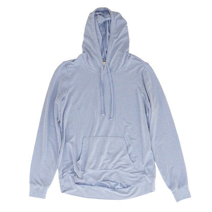 Blue Check Hoodie