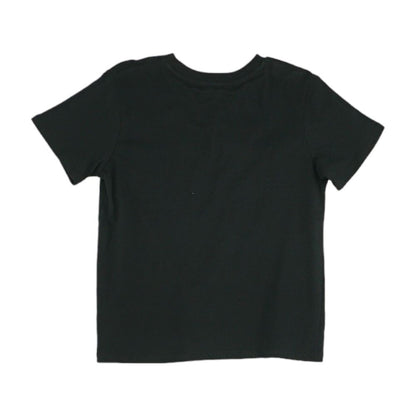 Black Solid Crewneck T-Shirt