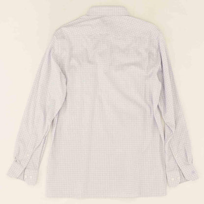 Lavender Check Long Sleeve Button Down