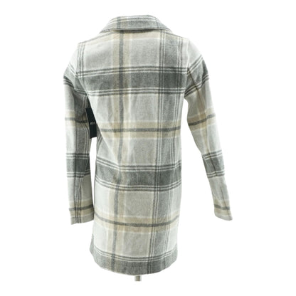 Gray Plaid Coat