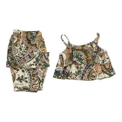 Multi Graphic Pant Set