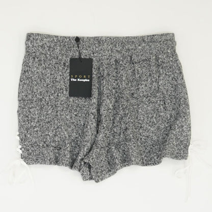 Gray Solid Active Shorts