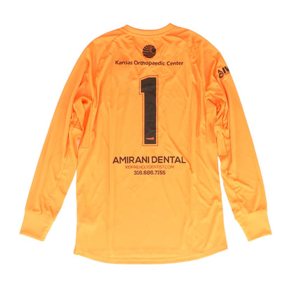 Neon Orange Soccer Goal Keeper's Jersey