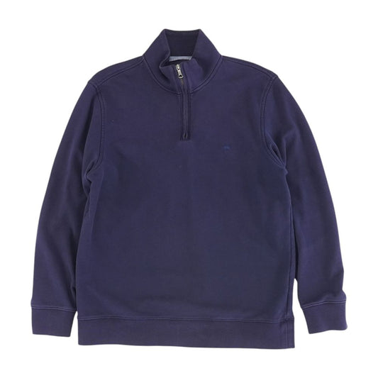 Purple Solid 1/4 Zip Pullover