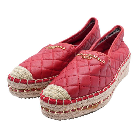 Red Espadrille Flats