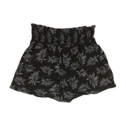 Black Tropical Shorts