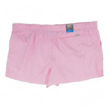 Pink Solid Active Shorts