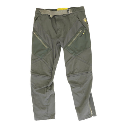 Gray Solid Active Pants