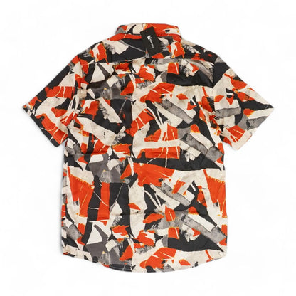 Multi Graphic Short Sleeve Button Down