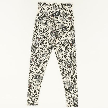 Gray Animal Print Leggings