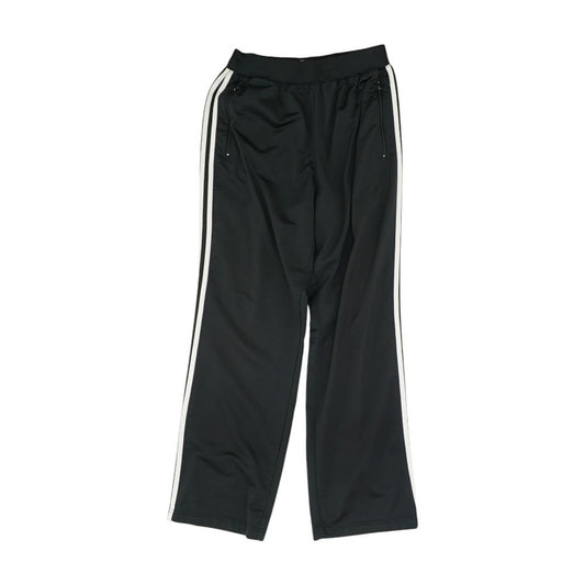 Black Solid Active Pants