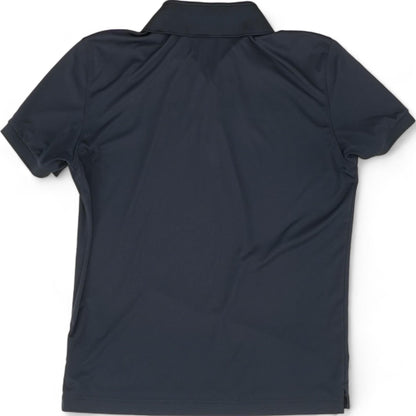 Navy Solid Short Sleeve Polo