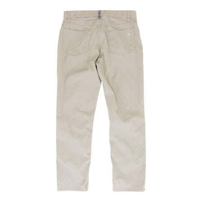 Gray Solid Chino Pants