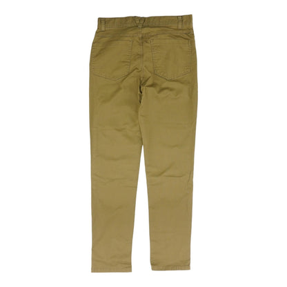 Khaki Solid Five Pocket Pants