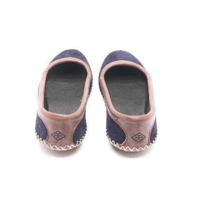 Campadrille Navy Ballet Flat Flats