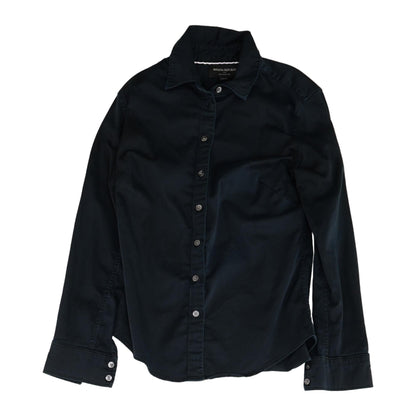 Navy Solid Button Down