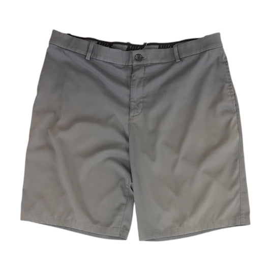 Gray Solid Active Shorts