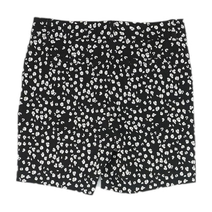 Black Animal Print Shorts