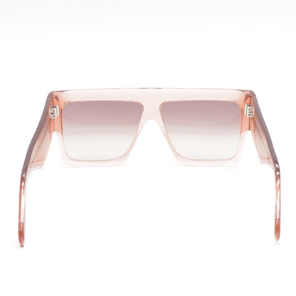 Pink CL 40092I Flat Top Square Sunglasses